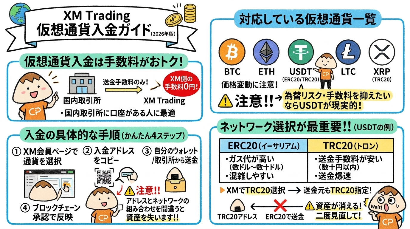 xm仮想通貨入金ガイド