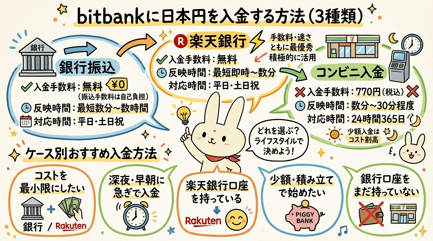 bitbankの入金方法