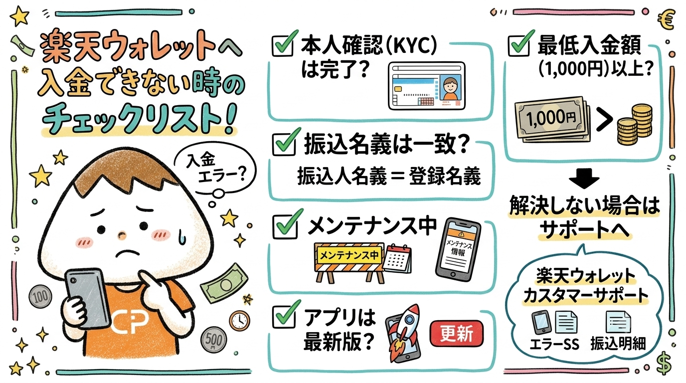 楽天ウォレット解説図