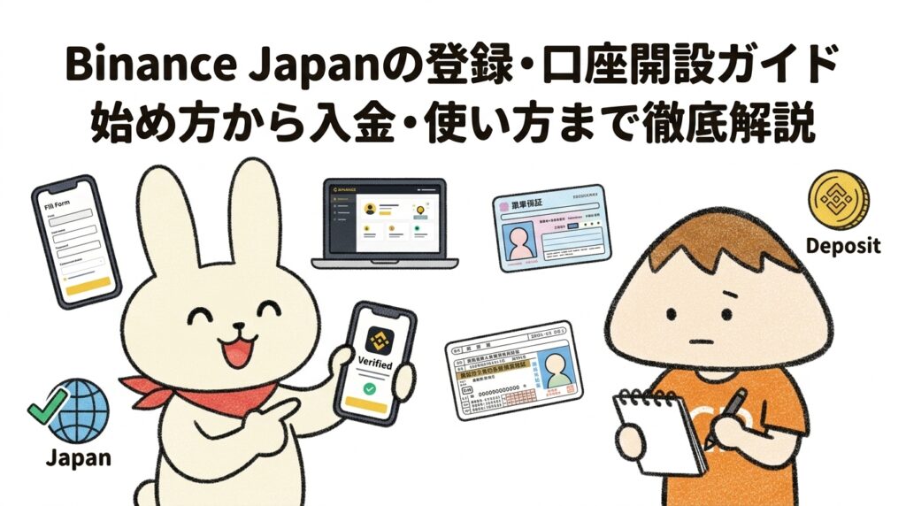 Binance Japanの登録・口座開設ガイド 始め方から入金・使い方まで徹底解説