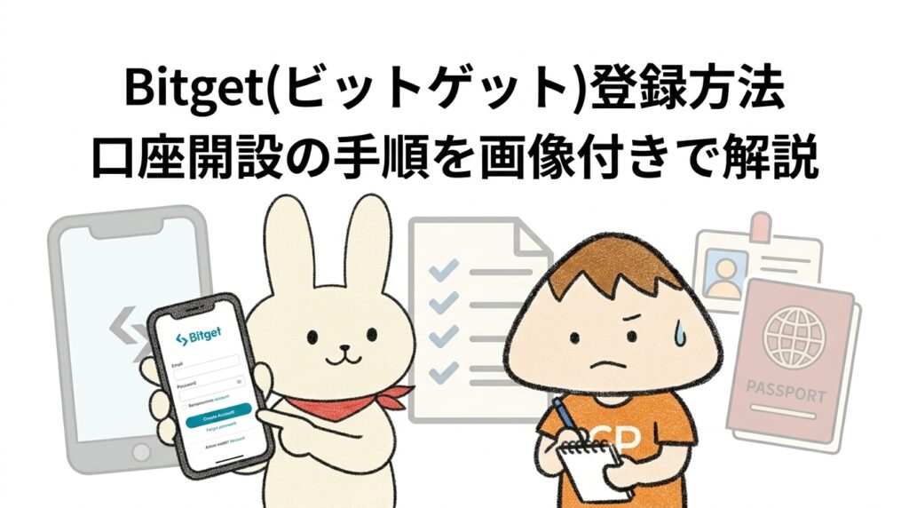 Bitget(ビットゲット)登録方法 口座開設の手順を画像付きで解説