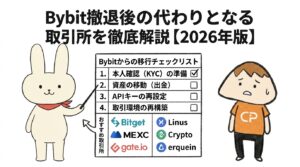 Bybit撤退後の代わりとなる取引所を徹底解説【2026年版】