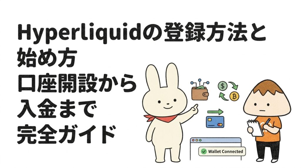 Hyperliquidの登録方法と始め方 口座開設から入金まで完全ガイド