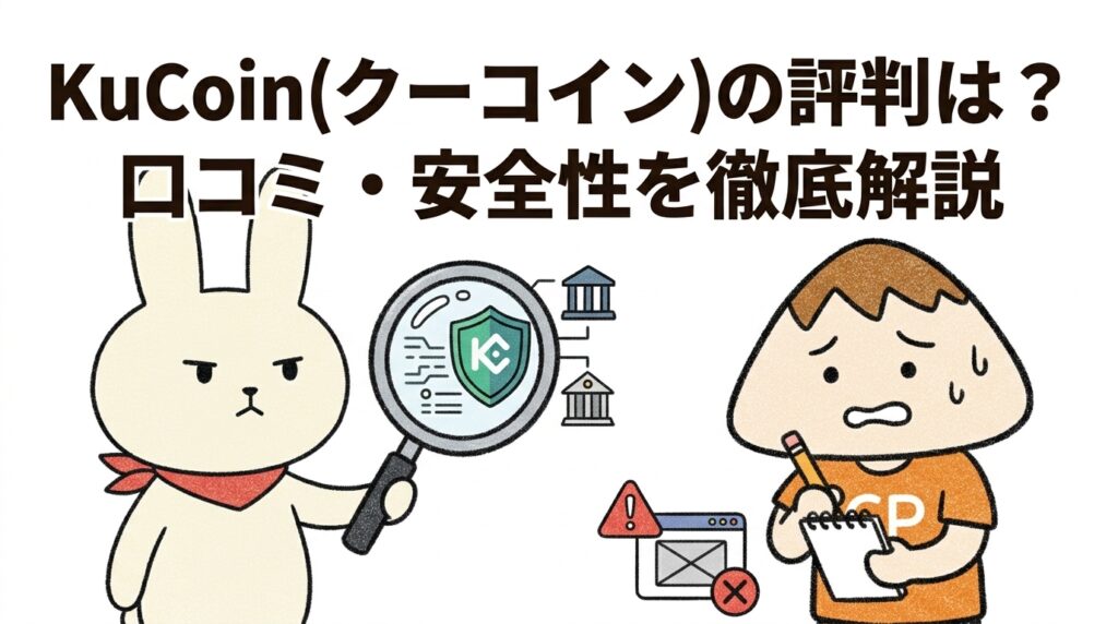 KuCoin(クーコイン)の評判は？口コミ・安全性を徹底解説