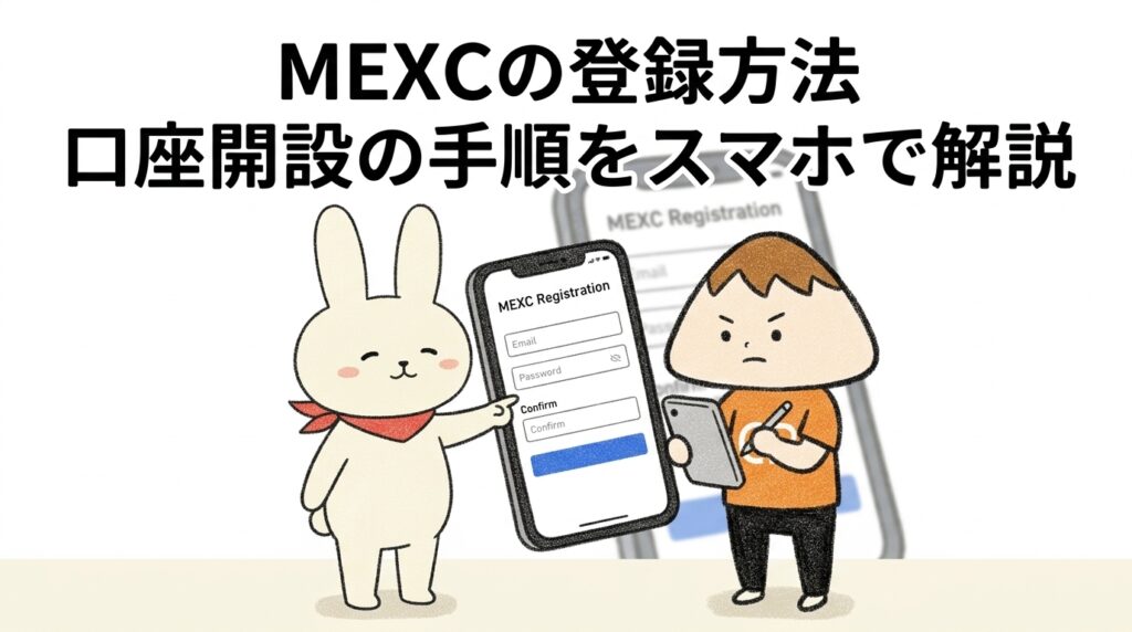 MEXCの登録方法 口座開設の手順をスマホで解説