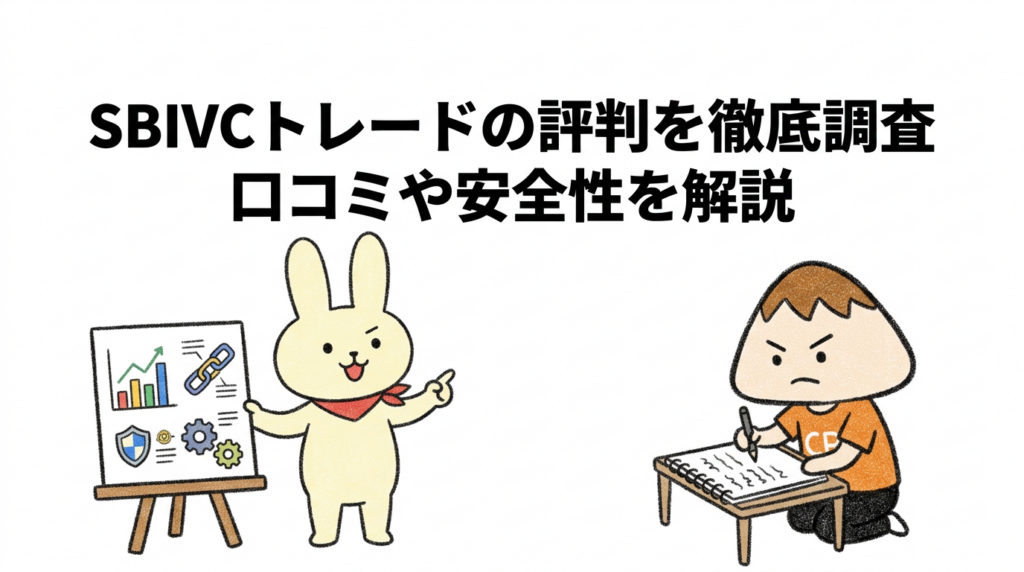 SBIVCトレードの評判を徹底調査 口コミや安全性を解説