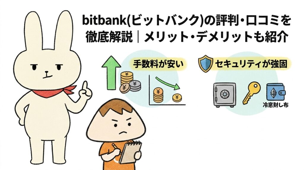 bitbank(ビットバンク)の評判・口コミを徹底解説メリット・デメリットも紹介