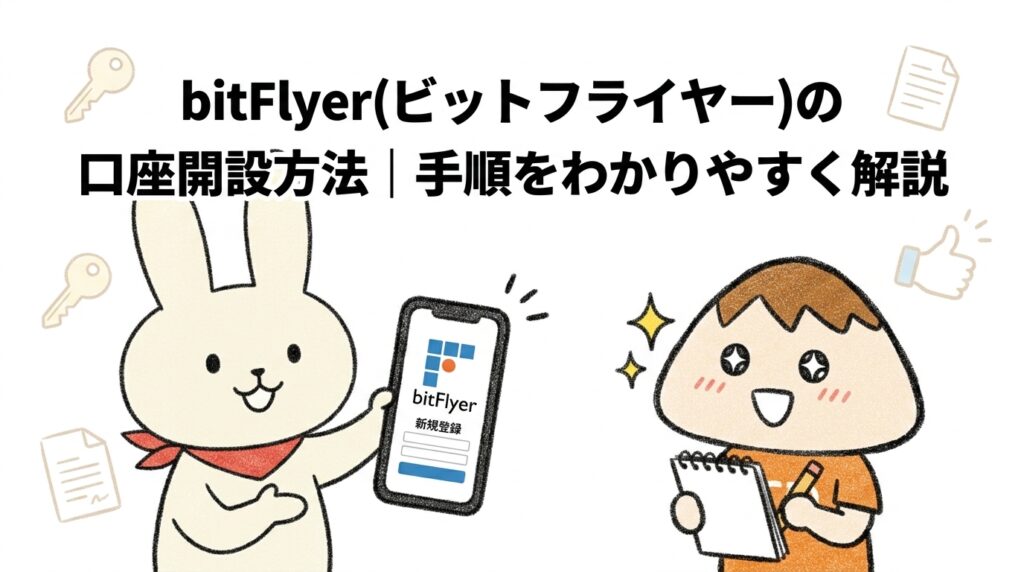 bitFlyer(ビットフライヤー)の口座開設方法手順をわかりやすく解説