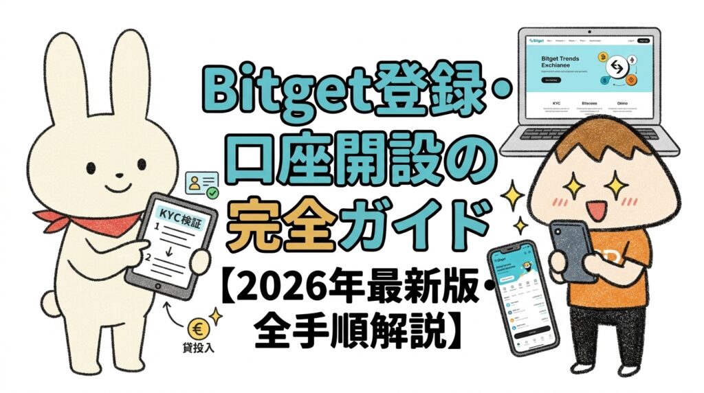 Bitget登録・口座開設の完全ガイド【2026年最新版・全手順解説】