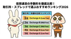 仮想通貨の手数料を徹底比較！取引所・スプレッドで選ぶおすすめランキング2026