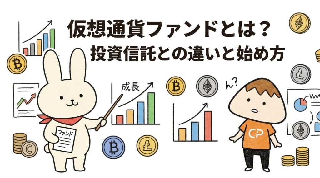 仮想通貨ファンドとは？投資信託との違いと始め方