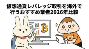 仮想通貨レバレッジ取引を海外で行うおすすめ業者2026年比較