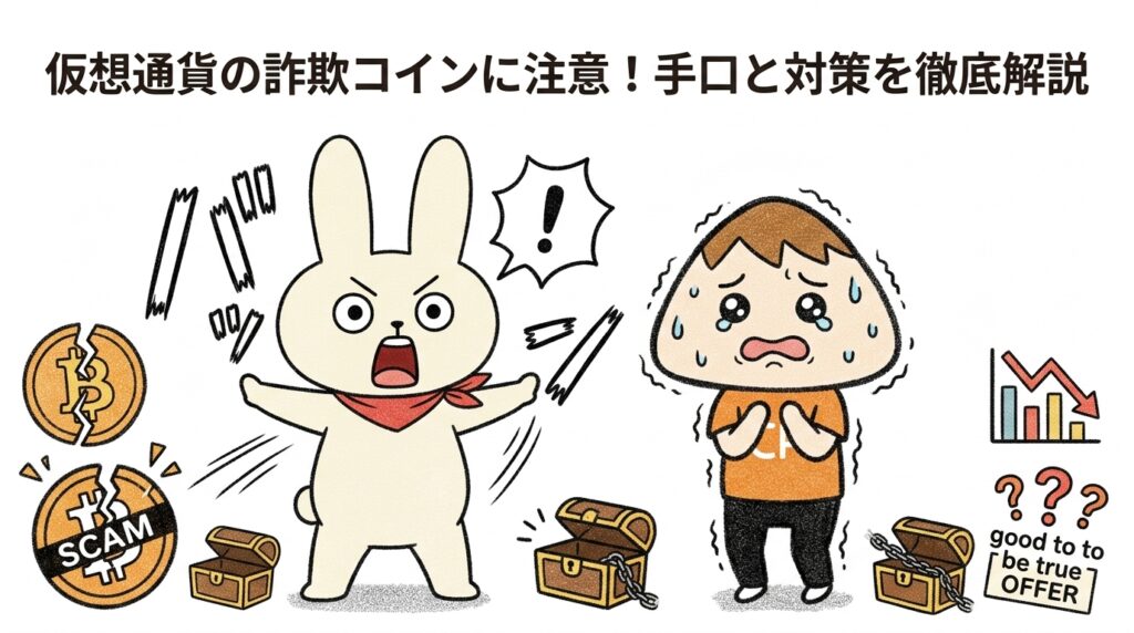 仮想通貨の詐欺コインに注意！手口と対策を徹底解説