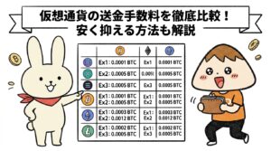 仮想通貨の送金手数料を徹底比較！安く抑える方法も解説