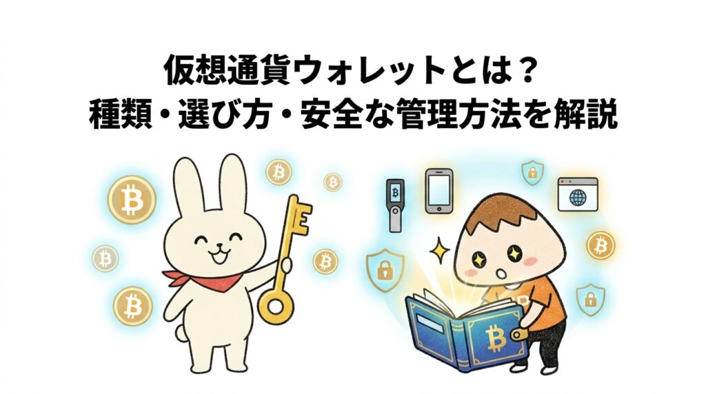 仮想通貨ウォレットとは？種類・選び方・安全な管理方法を解説