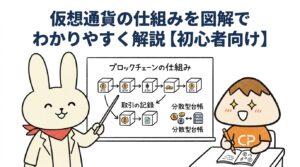 仮想通貨の仕組みを図解でわかりやすく解説【初心者向け】