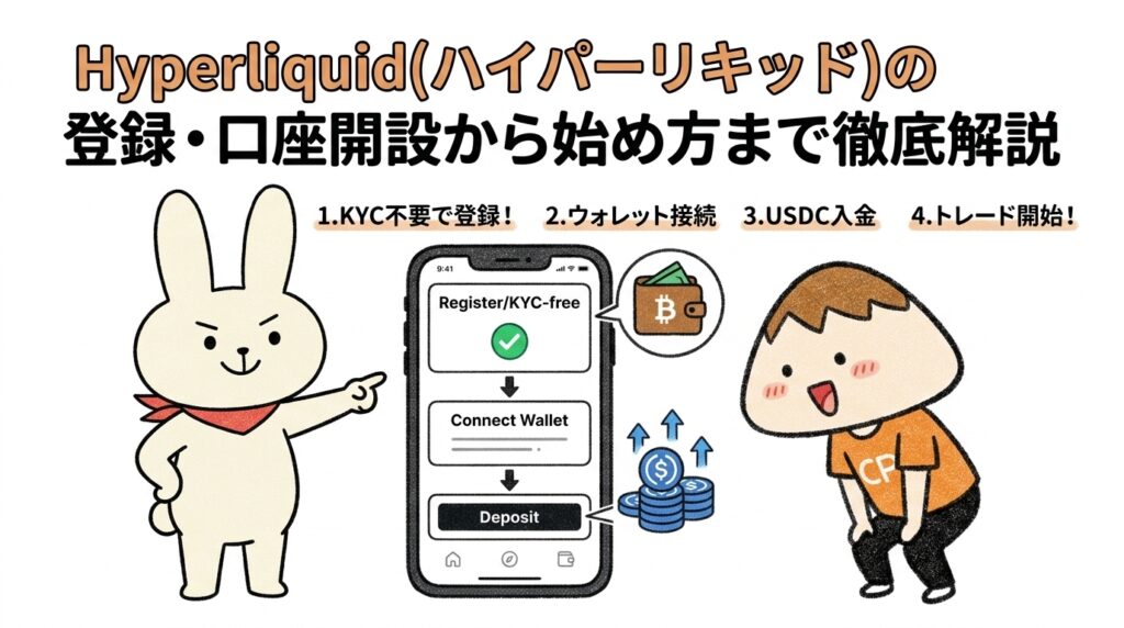 Hyperliquid(ハイパーリキッド)の登録・口座開設から始め方まで徹底解説