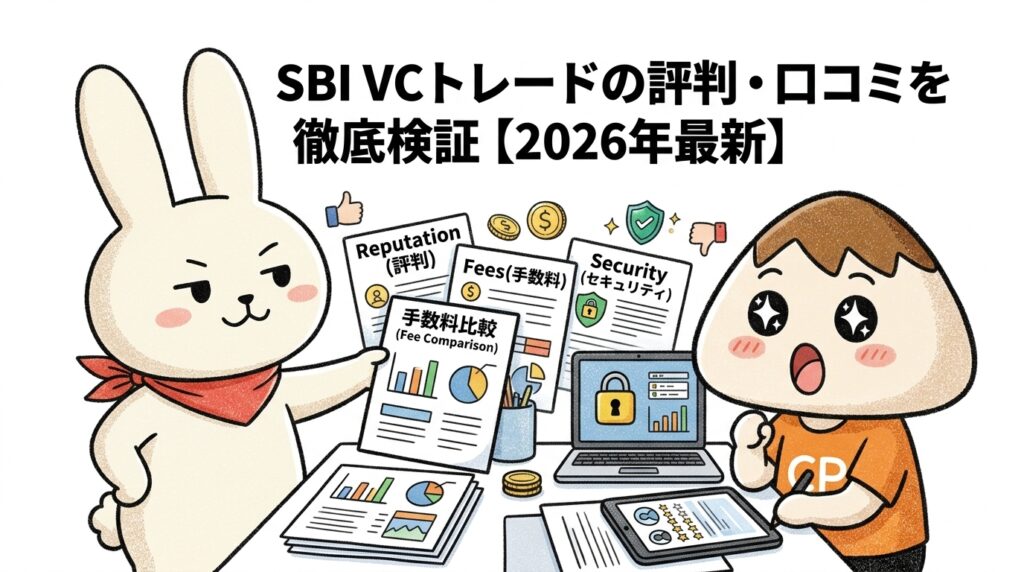 SBI VCトレードの評判・口コミを徹底検証【2026年最新】