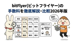 bitFlyer(ビットフライヤー)の手数料を徹底解説・比較2026年版