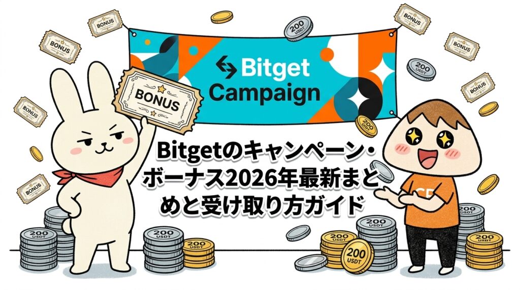 Bitgetのキャンペーン・ボーナス2026年最新まとめと受け取り方ガイド