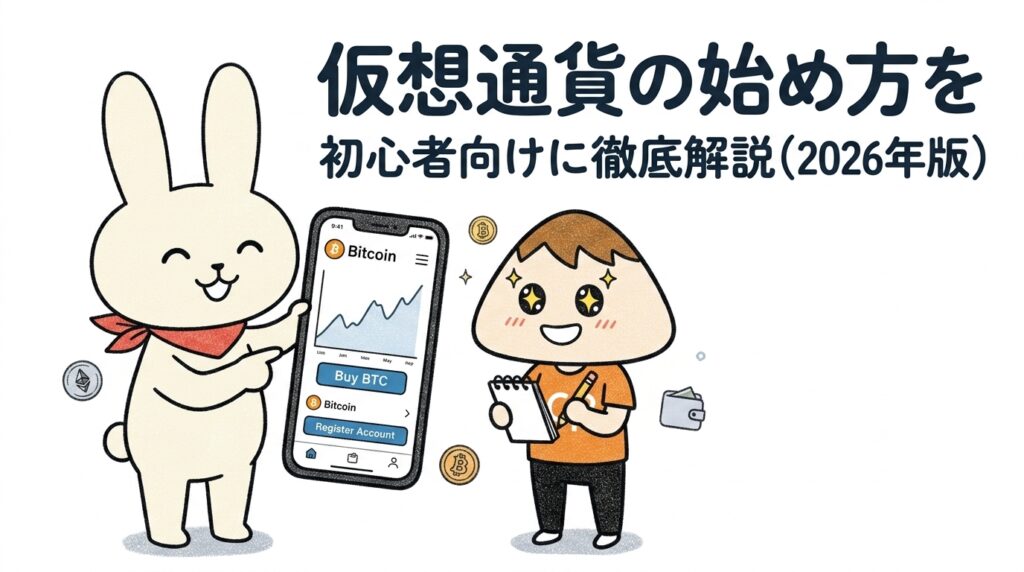 仮想通貨の始め方を初心者向けに徹底解説(2026年版)