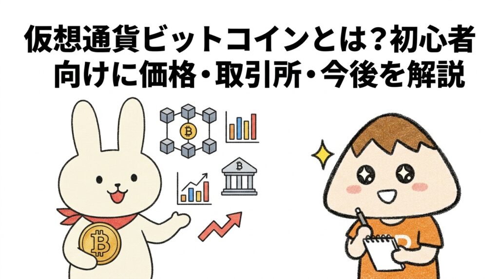 仮想通貨ビットコインとは?初心者向けに価格・取引所・今後を解説