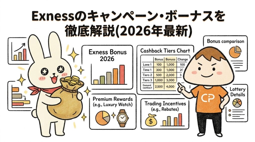 Exnessのキャンペーン・ボーナスを徹底解説(2026年最新)