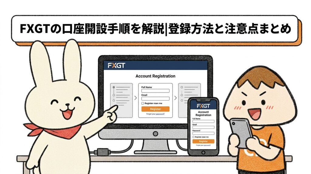 FXGTの口座開設手順を解説|登録方法と注意点まとめ