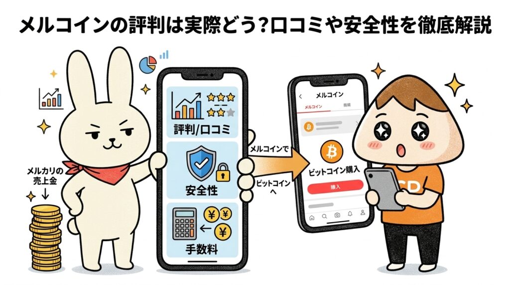メルコインの評判は実際どう?口コミや安全性を徹底解説