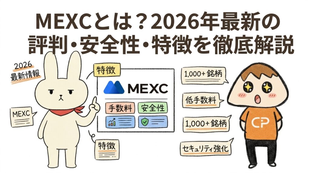 MEXCとは?2026年最新の評判・安全性・特徴を徹底解説