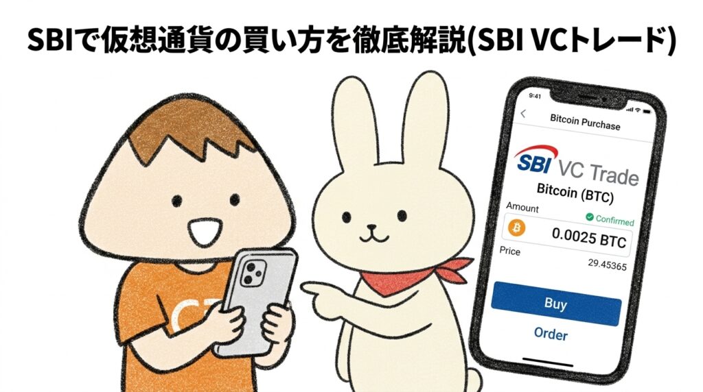 SBIで仮想通貨の買い方を徹底解説(SBI VCトレード)