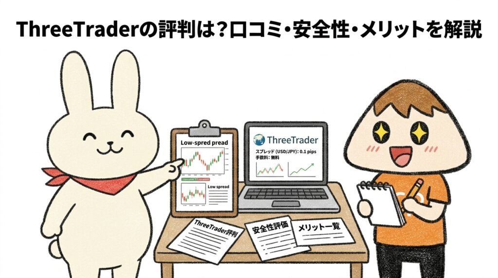 ThreeTraderの評判は?口コミ・安全性・メリットを解説