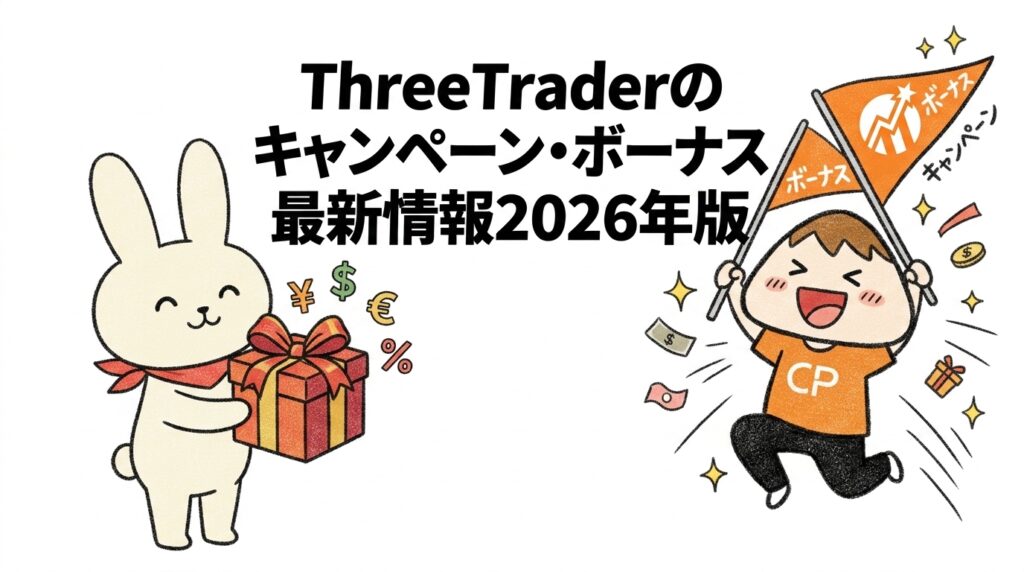 ThreeTraderのキャンペーン・ボーナス最新情報2026年版