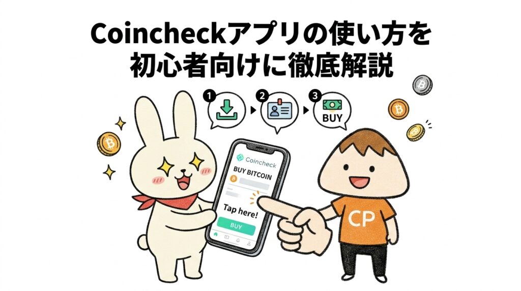Coincheckアプリの使い方を初心者向けに徹底解説