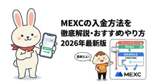 MEXCの入金方法を徹底解説・おすすめのやり方2026年最新版