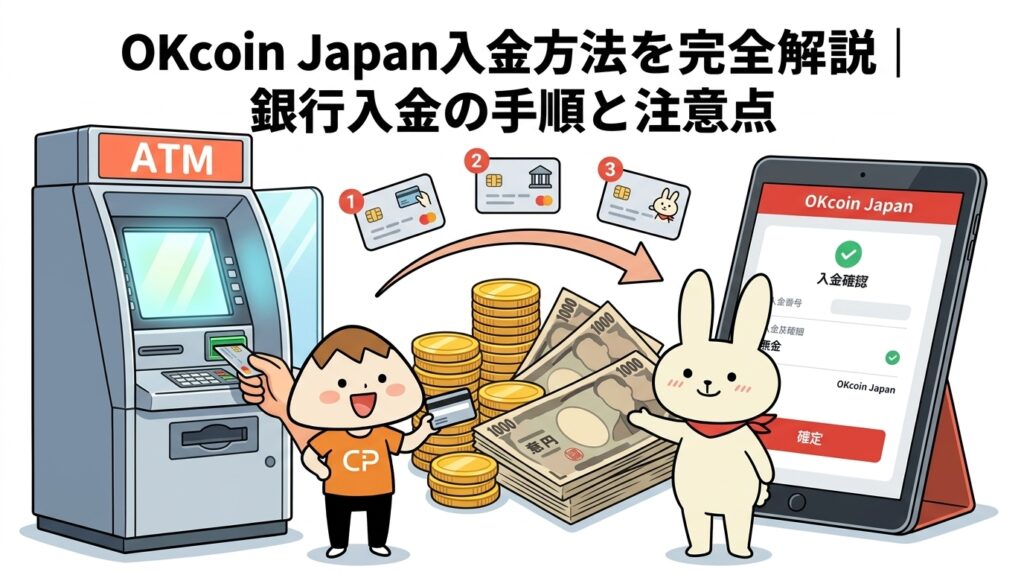 OKcoin Japan入金方法を完全解説銀行入金の手順と注意点