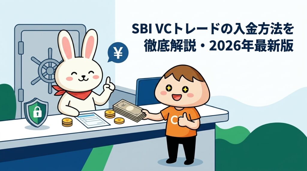 SBI VCトレードの入金方法を徹底解説・2026年最新版