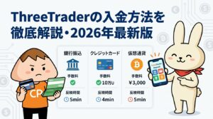 ThreeTraderの入金方法を徹底解説・2026年最新版