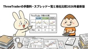ThreeTraderの手数料・スプレッド一覧と他社比較2026年最新版
