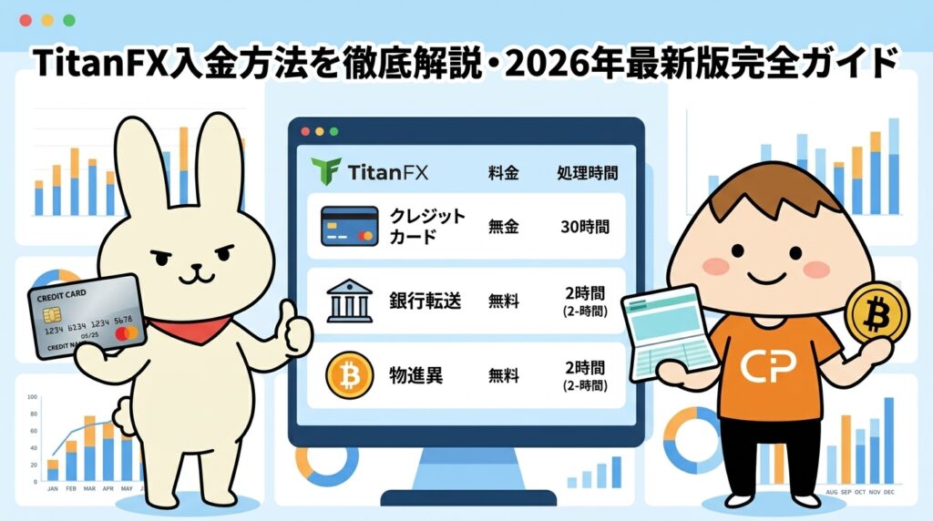 TitanFX入金方法を徹底解説・2026年最新版完全ガイド