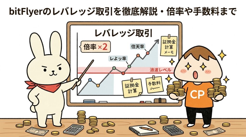 bitFlyerのレバレッジ取引を徹底解説・倍率や手数料まで