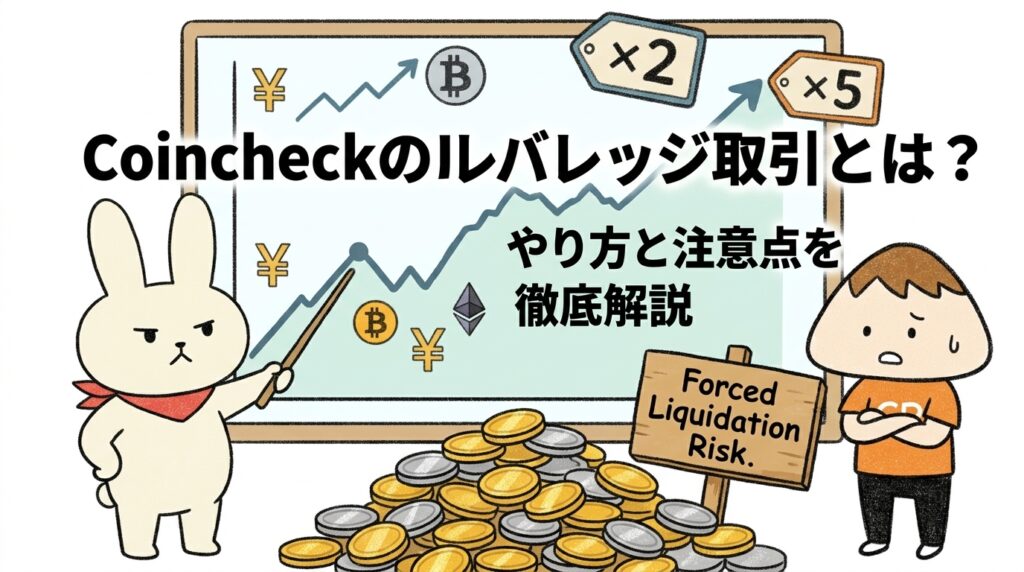 Coincheckのレバレッジ取引とは？やり方と注意点を徹底解説