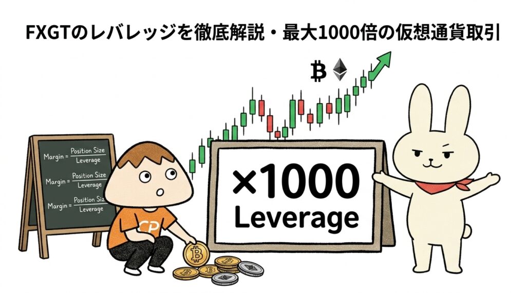 FXGTのレバレッジを徹底解説・最大1000倍の仮想通貨取引