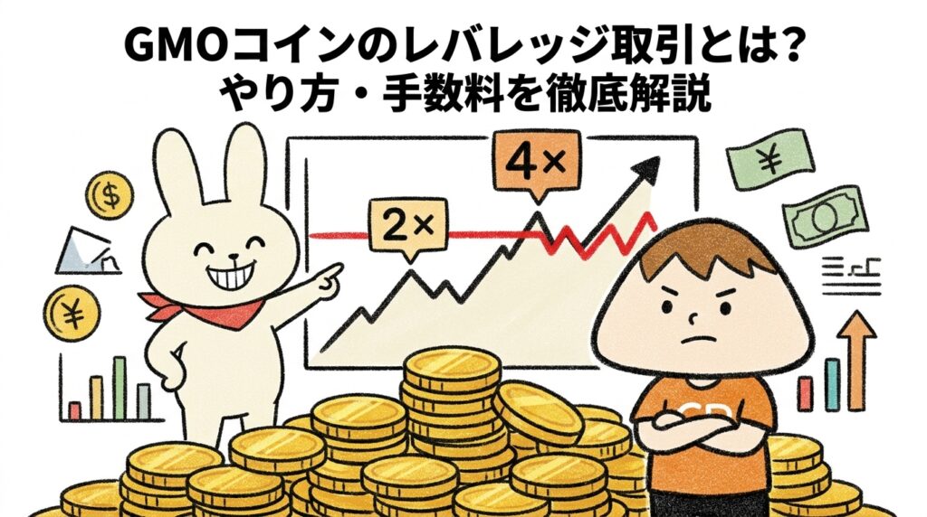 GMOコインのレバレッジ取引とは？やり方・手数料を徹底解説