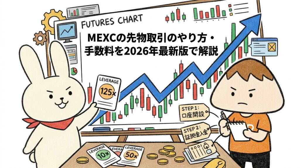 MEXCの先物取引のやり方・手数料を2026年最新版で解説