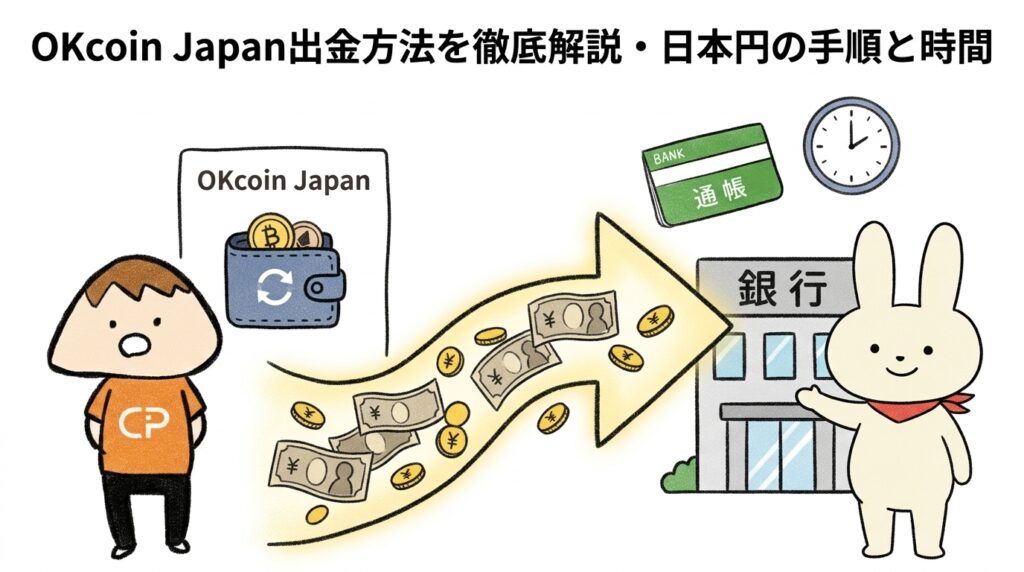 OKcoin Japan出金方法を徹底解説・日本円の手順と時間