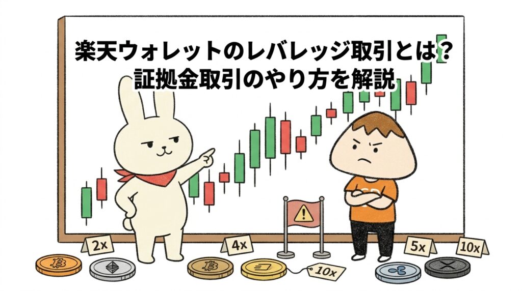楽天ウォレットのレバレッジ取引とは？証拠金取引のやり方を解説