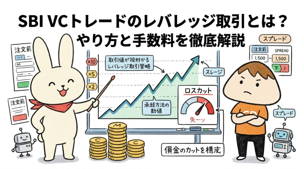 SBI VCトレードのレバレッジ取引とは？やり方と手数料を徹底解説
