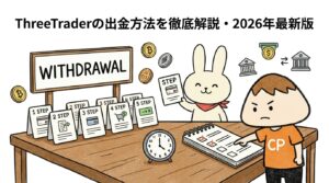 ThreeTraderの出金方法を徹底解説・2026年最新版