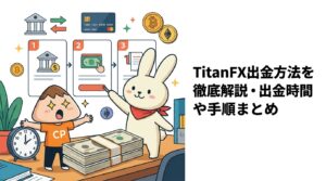 TitanFX出金方法を徹底解説・出金時間や手順まとめ